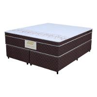 Cama Box Conjugado Queen Com Colchão 158x71x198 Saint Louis Gazin Cr35371 Marrom - 2