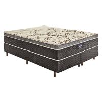 Cama Box Conjugado Queen Com Colchão 158x71x198 Opala Gazin Cr35333 Marrom - 2