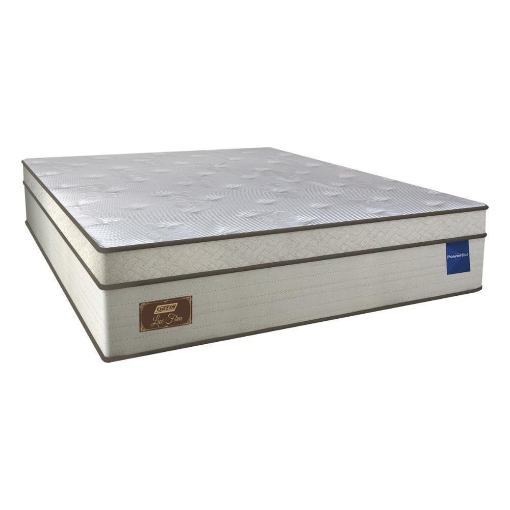 Cama Box Conjugado Queen Com Colchão 158x73x198 Lux Firm Gazin Cr35315 Areia Marrom - 4