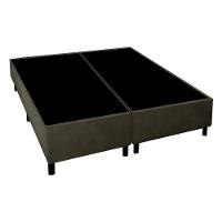 Cama Box Conjugado Queen Com Colchão 158x73x198 Lux Firm Gazin Cr35315 Areia Marrom - 3