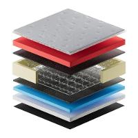 Cama Box Conjugado Queen Com Colchão 158x73x198 Lux Firm Gazin Cr35315 Areia Marrom - 5