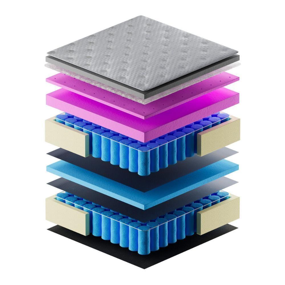 Cama Box Conjugado Queen Com Colchão 158x72x198 Notte Fantástica Gazin Cr35297 Cru - 3