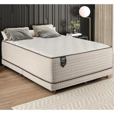 Cama Box Conjugado Queen Com Colchão 158x72x198 Notte Fantástica Gazin Cr35297 Cru