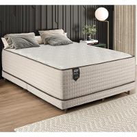 Cama Box Conjugado Queen Com Colchão 158x72x198 Notte Fantástica Gazin Cr35297 Cru - 1