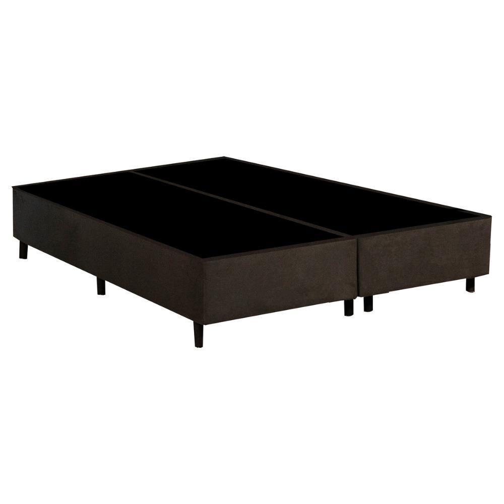 Cama Box Conjugado King Com Colchão 193x73x203 Gazin Cr35350 Bege Marrom - 3