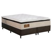 Cama Box Conjugado King Com Colchão 193x73x203 Gazin Cr35350 Bege Marrom - 2