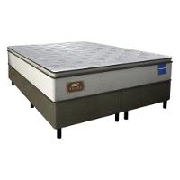 Cama Box Conjugado Queen Com Colchão 158x66x198 Titan Firm Gazin Cr35317 Areia Marrom - 2