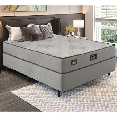 Cama Box Conjugado Casal Com Colchão 138x63x188 Sonopromax Gazin Cr35335 Cinza