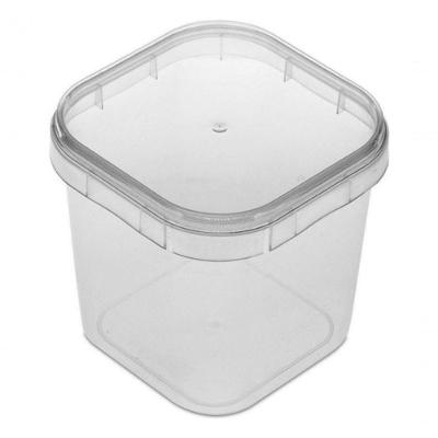 Kit 50 Potes Quadrados Potinho Bolo No Pote Plástico 220ml