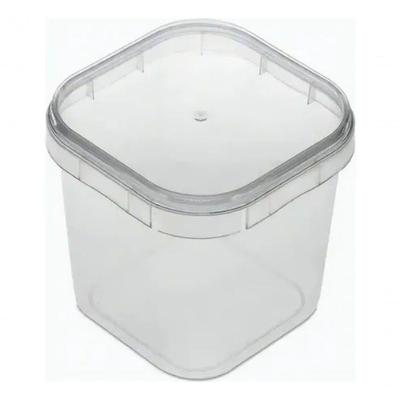 Pote C/ Lacre Quadrado 220ml - Bolo No Pote 50un - C/ Tampa