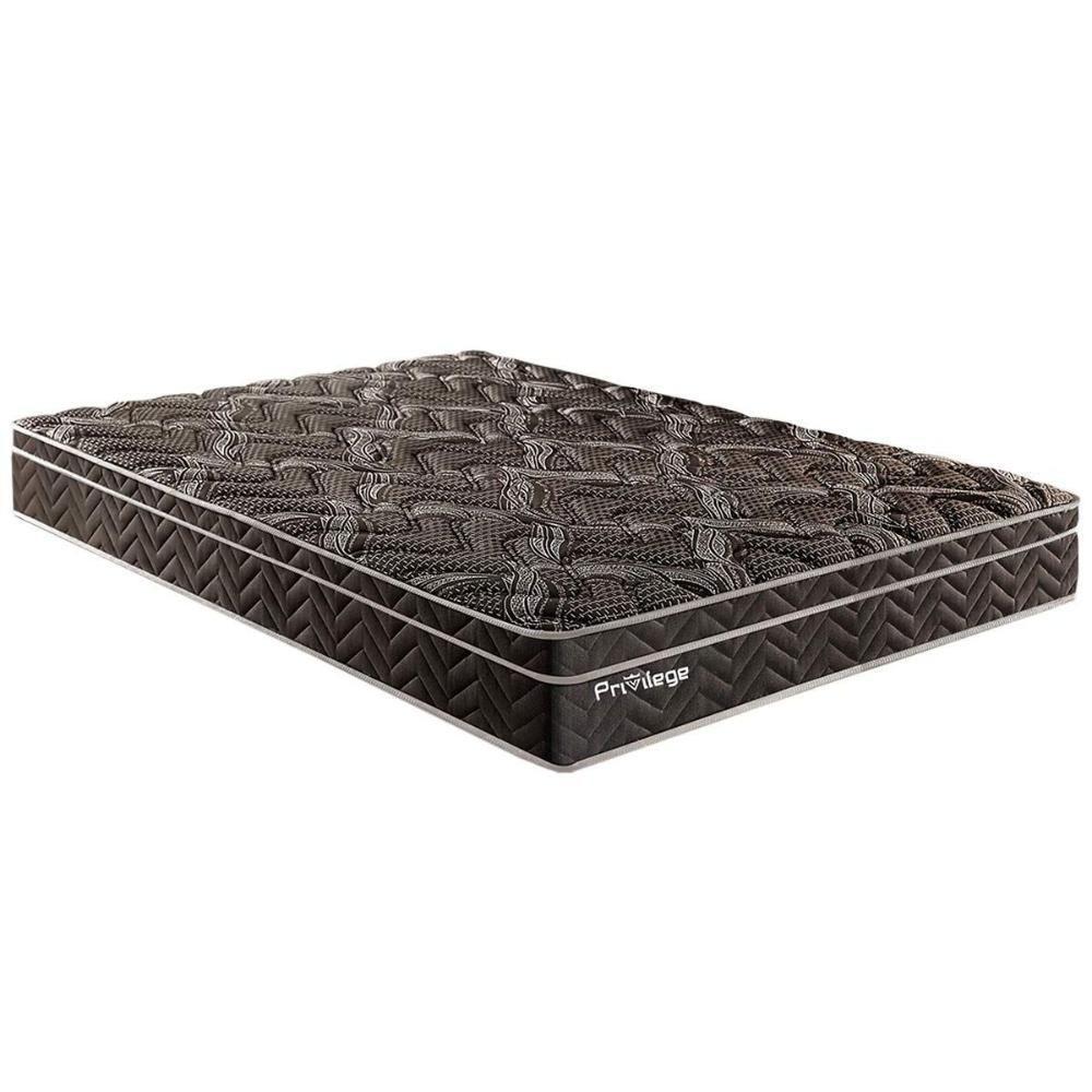 Cama Box Baú Casal: Colchão Molas Paropas MasterPocket Ensacadas Previlege + Base CRC Suede Black(138x188) - 5