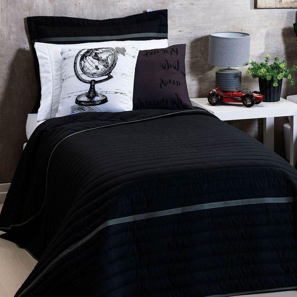 Cobre Leito Solteiro Inove Dupla Face 200 Fios 4 Peças - World - 1