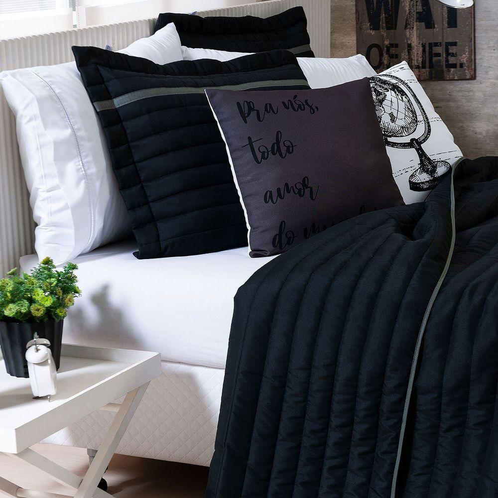 Cobre Leito Solteiro Inove Dupla Face 200 Fios 4 Peças - World - 2