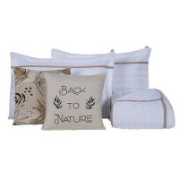 Cobre Leito Queen Inove Dupla Face 200 Fios 5 Peças - Nature - 1