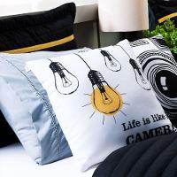 Cobre Leito Solteiro Inove Dupla Face 200 Fios 4 Peças - Selfie - 2