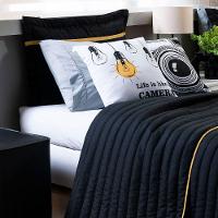 Cobre Leito Solteiro Inove Dupla Face 200 Fios 4 Peças - Selfie - 3