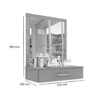 Conjunto Para Quarto De Cômodas E Penteadeira Floratta Branco - 3
