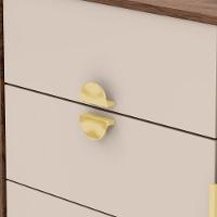 Comoda Com Espelho 4 Gavetas 1 Porta 93 Cm Bel Vlr Imbuia Fendi