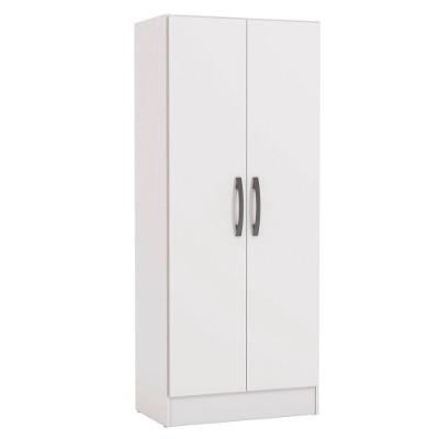 Armario Multiuso 2 Portas 137x57 Cm N409 Kappesberg Branco