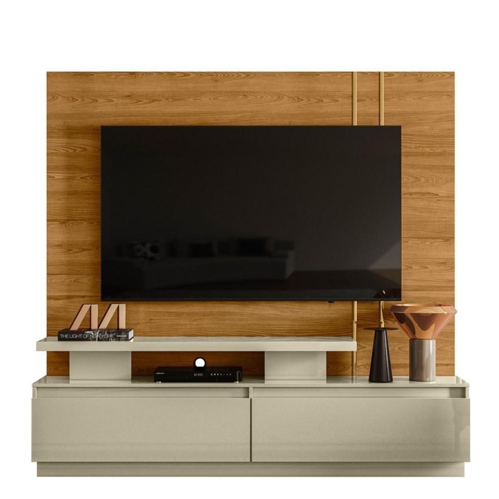 Home Theater New Minerva Com Painel Cumaru-opala - 2