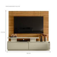 Home Theater New Minerva Com Painel Cumaru-opala - 3