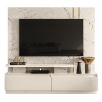 Home Theater New Apolo Com Painel Calacata-off-white - 3