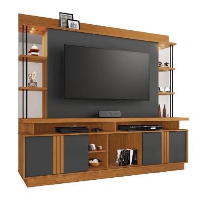 Home Esplendor Para Tv Até 65 Cinamomo Grafite Jcm