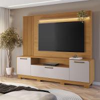 Home Apego Para Tv Até 65 Cinamomo Off White Jcm - 2