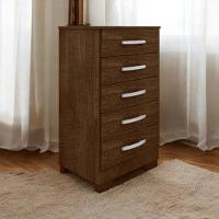 Cômoda 05 Gavetas Espaçosa Pétala Malbec - 1