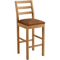 Banqueta Jade 02 Verona Marrom Pés Em Madeira Jcm - 1