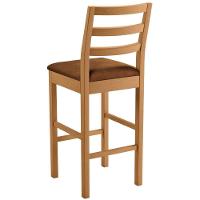 Banqueta Jade 02 Verona Marrom Pés Em Madeira Jcm - 5