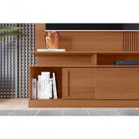 Painel Home Chicago P- Tvs Até 60'' 2 Portas C- Prateleira - Jequitiba - 2