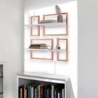 Lego C- 4 Prateleiras Paris Branco-cobre - 1