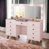 Penteadeira Camarim Com Espelho Mila Rosê Luapa - 1