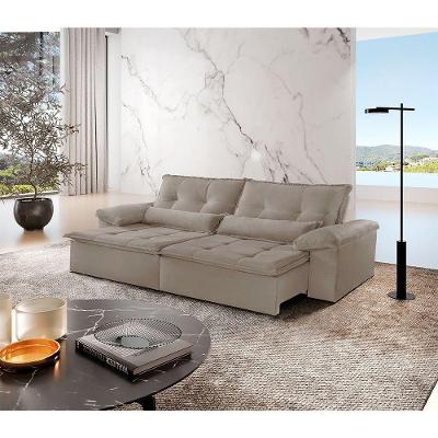 Sofá Parma Veludo 02 Módulos De 80cm B25cm Meu Sofá Online B002 Veludo Capuccino