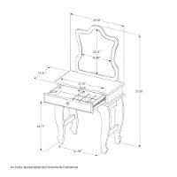 Penteadeira Jb 7200 Branco Bechara - 3