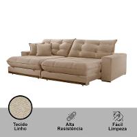 Sofá Duque Dois Módulos De 90cm B25cm Meu Sofá Online A226 Linho Bege