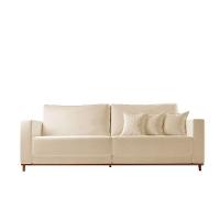 Sofá Djon 02 Módulos De 100cm B20cm Meu Sofá Online A294 Linho Creme - 2