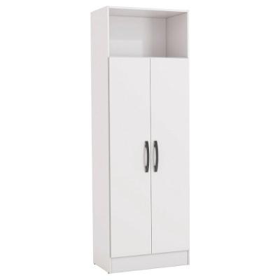 Armario Multiuso 2 Portas 167x57 Cm N408 Kappesberg Branco