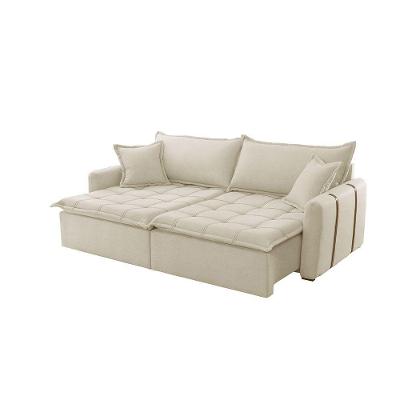 Sofá Cama Linho Em Madeira Eucalipto 220 Cmmeu Sofá Online A294 Linho Creme