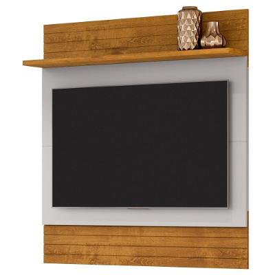 Painel Suspenso TV 50 Polegadas 120 Cm Angra Bechara Naturalle Off White