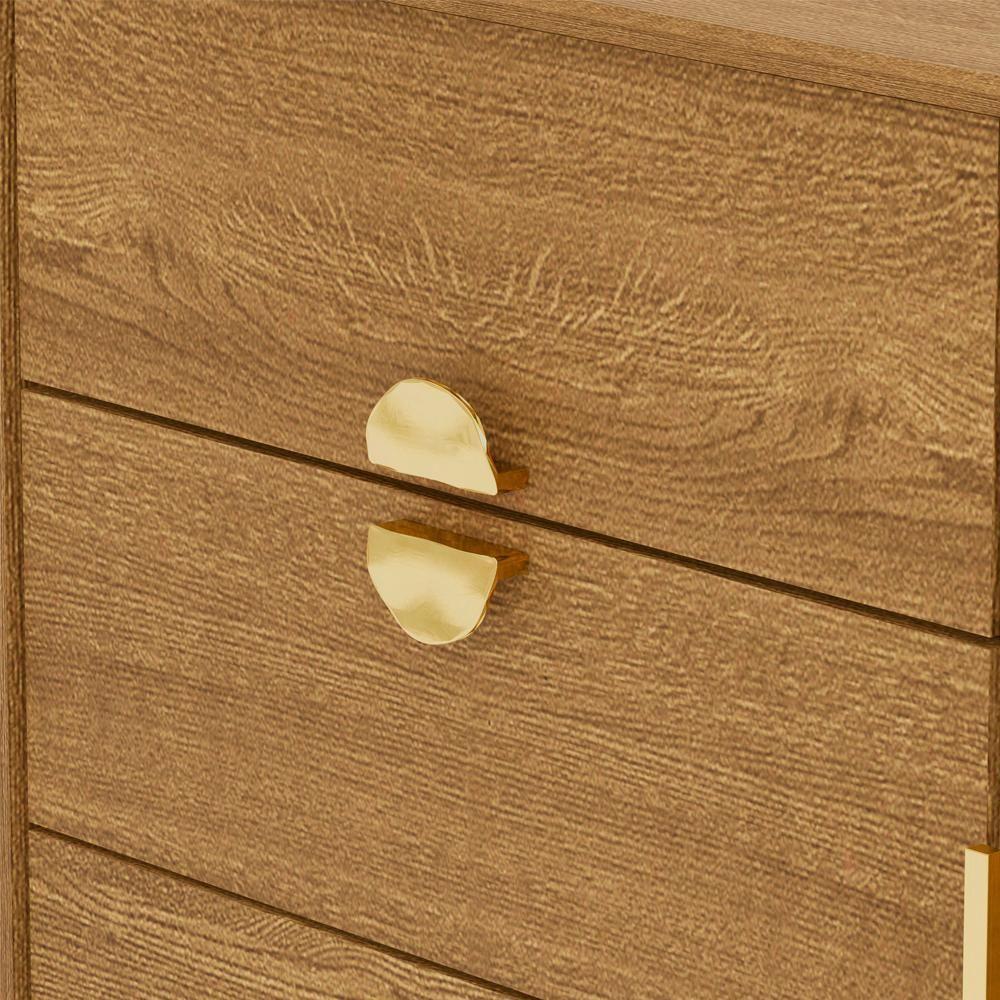 Comoda Com Espelho 4 Gavetas 1 Porta 93 Cm Bel Vlr Nature - 4