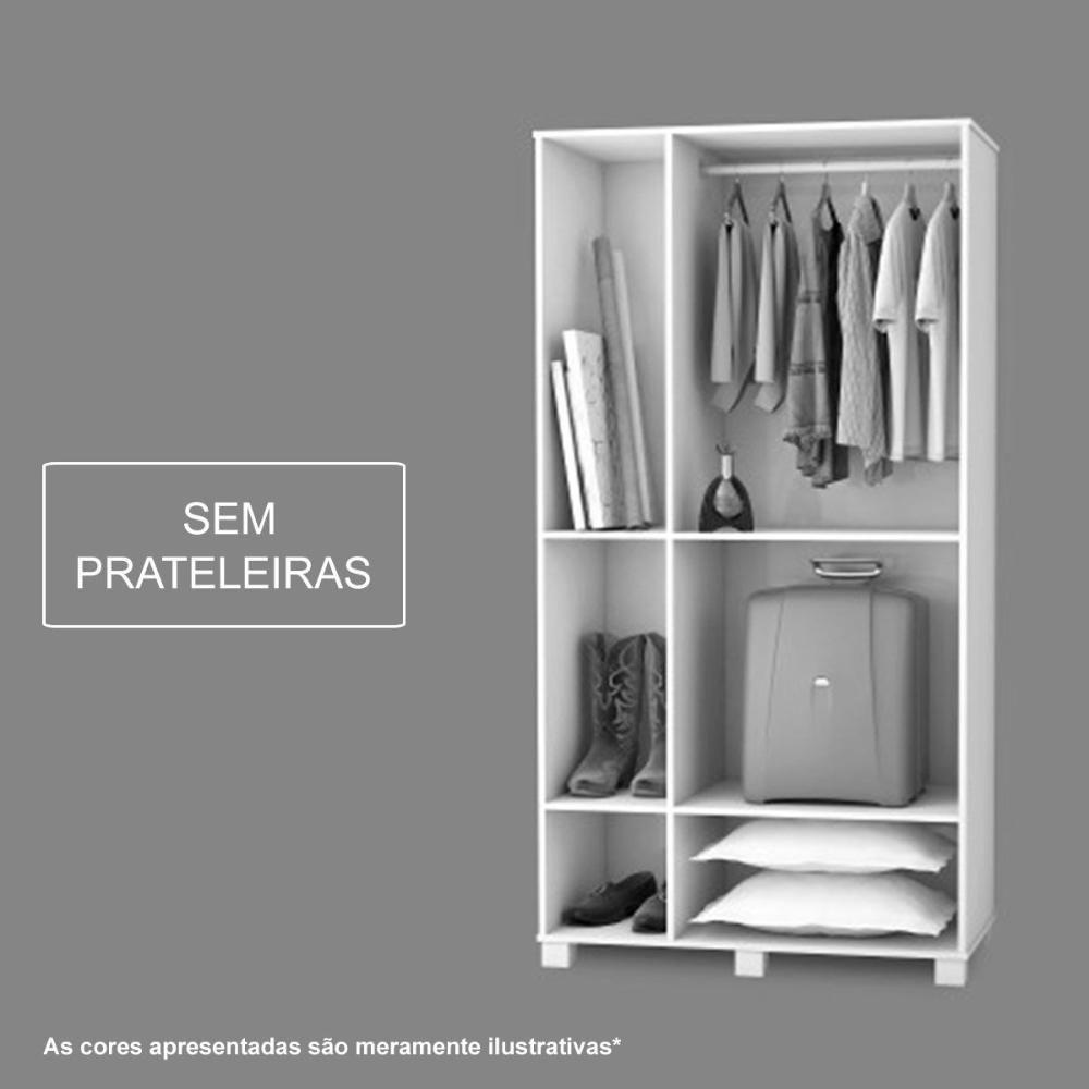 Multiuso 02 Portas Dacar Branco - Carmolar - 4