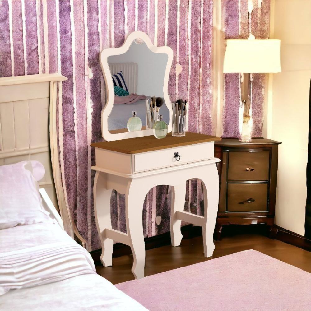 Penteadeira Jb 7200 Pérola E Nature Bechara - 1