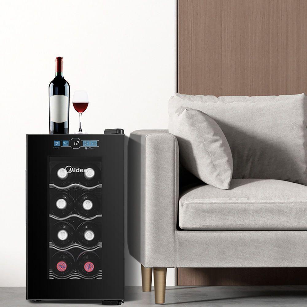 Adega Climatizada Midea 8 Garrafas MDRW053FGGGL3 Bivolt - 5