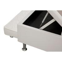 Cama Box Baú c/Auxiliar Solteiro Universal Courano White (88x188) - Ortobom - 3