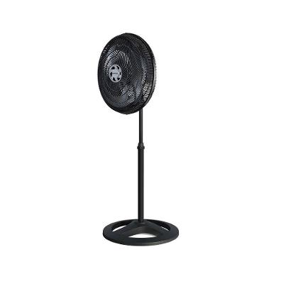 Ventilador Oscilante De Coluna Turbo 6 Pás 50cm Preto 110V