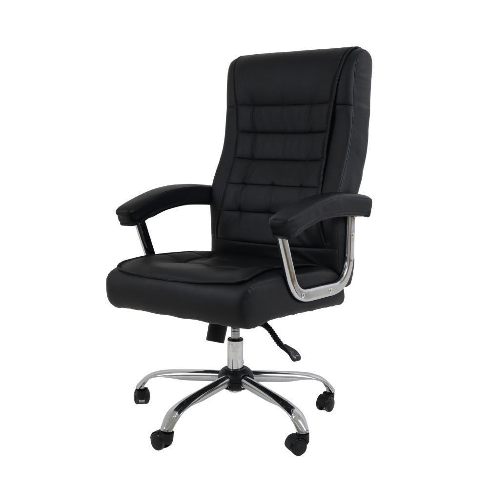 Cadeira Escritório Home Office Presidente Mini Big Preta Ergonômica Com Molas Ensacadas E Sistema Relax - 1