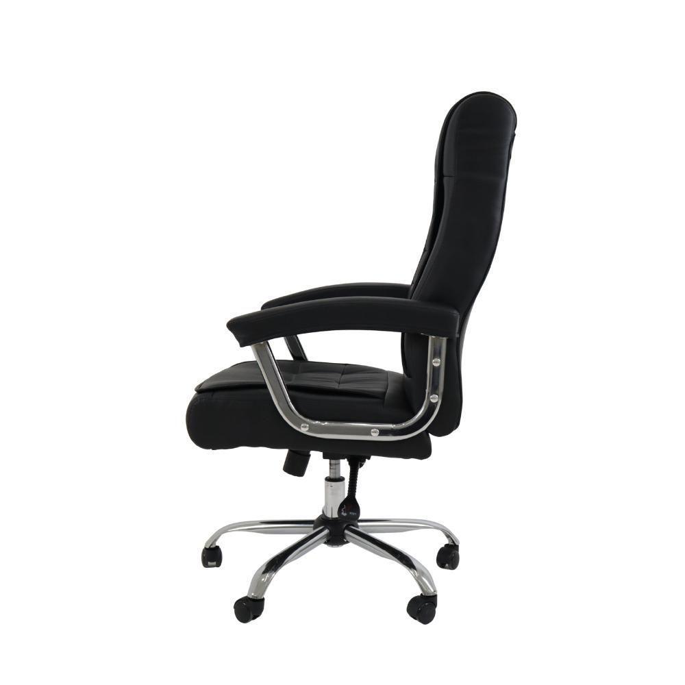 Cadeira Escritório Home Office Presidente Mini Big Preta Ergonômica Com Molas Ensacadas E Sistema Relax - 3