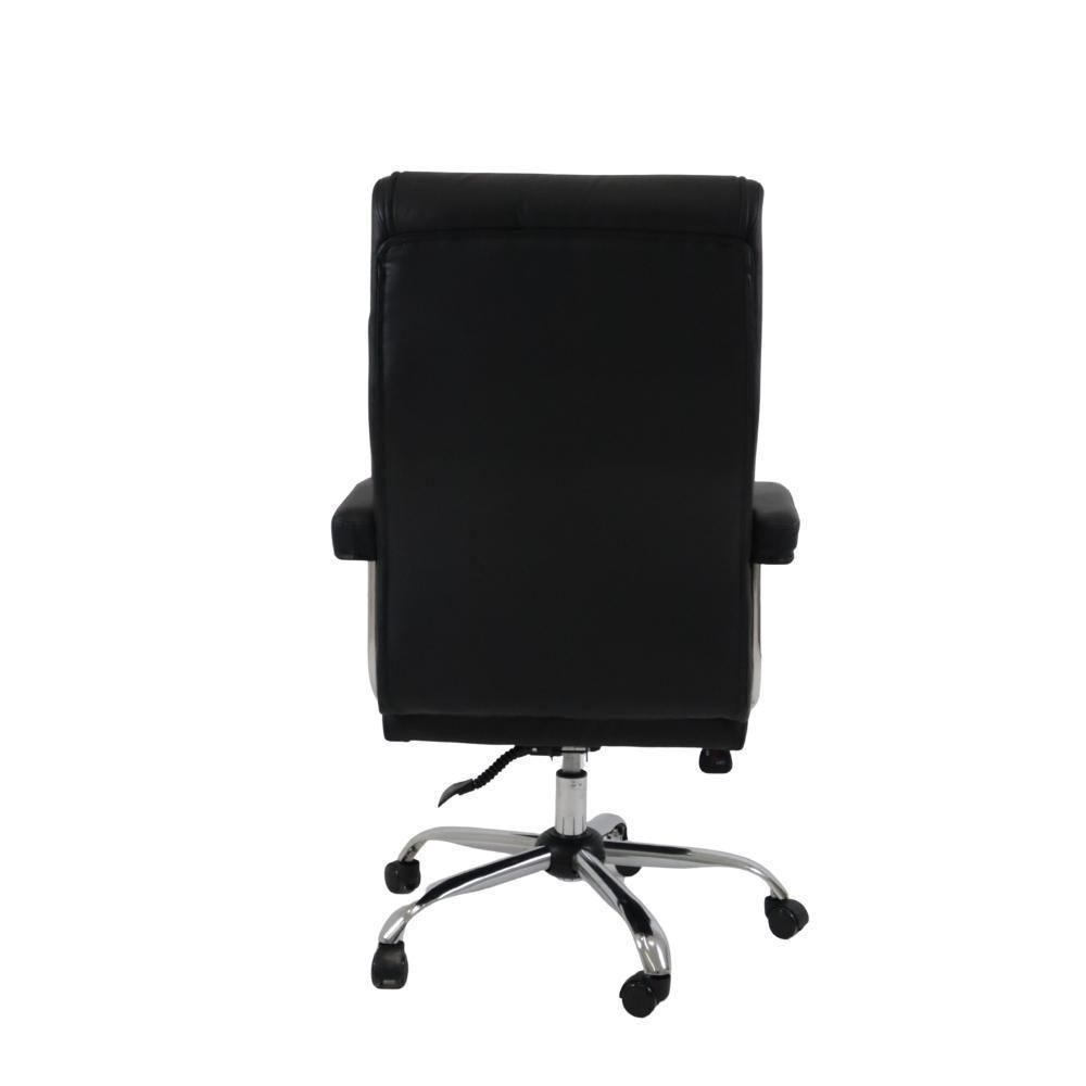 Cadeira Escritório Home Office Presidente Mini Big Preta Ergonômica Com Molas Ensacadas E Sistema Relax - 4